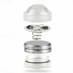 12pcs Underwater Submersible LED Pool Light Waterproof with Remote Control for Bath Tub Vase Aquarium Party Wedding Decor Battery Operated