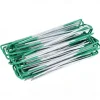 20Pcs U-Shaped Fixing Nail Galvanized Steel Garden Pile Turf Safety Nails For Fixing Weed Fabric Landscape Landscape Grass