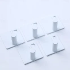 5PCS Wall Hooks for Coats,Stainless Steel Robe Hooks,Wall Mounted Coat Hooks For Bathroom,Bedroom,Kitchen(Black)