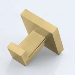 2pcs Wall Hooks for Coats,Stainless Steel Robe Hooks,Wall Mounted Coat Hooks For Bathroom,Bedroom,Kitchen(Black,Brushed Nickel,Golden)