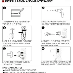 2pcs Wall Hooks for Coats,Stainless Steel Robe Hooks,Wall Mounted Coat Hooks For Bathroom,Bedroom,Kitchen(Black,Brushed Nickel,Golden)