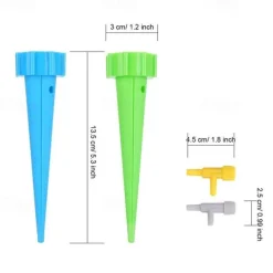 10pcs Watering Spikes Auto Drip Irrigation Watering System Dripper Spike Kits Garden Household Plant Flower Automatic Waterer Tools