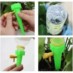 10pcs Watering Spikes Auto Drip Irrigation Watering System Dripper Spike Kits Garden Household Plant Flower Automatic Waterer Tools