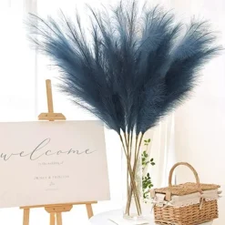 5pcs Wedding Mini Pampas Reed Grass INS Wind Simulated Flower Factory Home Decoration Wholesale Artificial Flowers