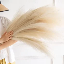 5pcs Wedding Mini Pampas Reed Grass INS Wind Simulated Flower Factory Home Decoration Wholesale Artificial Flowers