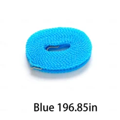 3PCS Windproof Nylon Clothes Drying Rope Pink Blue Green Adjustable Clothes Drying Rope Travel Clothing Line Portable Laundry Line Suitable For Indoor And Outdoor Camping Family Hotels