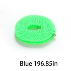 3PCS Windproof Nylon Clothes Drying Rope Pink Blue Green Adjustable Clothes Drying Rope Travel Clothing Line Portable Laundry Line Suitable For Indoor And Outdoor Camping Family Hotels