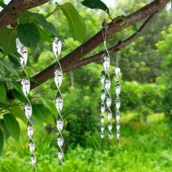 12pcs Woodpecker Bird Scare Devices, Reflective Scare Rods Control Device To Keep Birds Away From Patio Pool