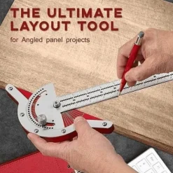 1pcs Woodworkers Edge Rule Woodworking Rule Woodworking Edge Rule Woodworking Angle Rule Woodworking Design Rule