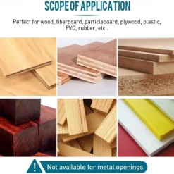 5pcs Woodworking Countersink Drill Bit Set, With 1/4