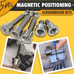 10pcs25mm/Set Magnetic Positioning Screwdriver Bits Head Woodworking Screw Hex Shank Positioning Bit batch Head