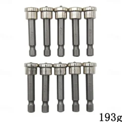 10pcs25mm/Set Magnetic Positioning Screwdriver Bits Head Woodworking Screw Hex Shank Positioning Bit batch Head