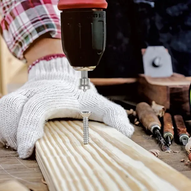 10pcs25mm/Set Magnetic Positioning Screwdriver Bits Head Woodworking Screw Hex Shank Positioning Bit batch Head