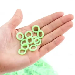 50Pcs/Pack Camping Nail Night Vision Luminous Ring Round Multi-functional Tents Accessories