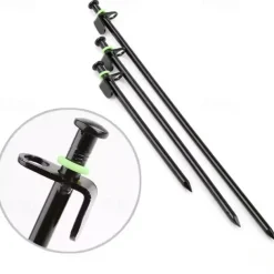 50Pcs/Pack Camping Nail Night Vision Luminous Ring Round Multi-functional Tents Accessories