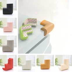 10pcs/pack Non-sticking Anti-collision Corner Protecter Children's Table Bed Corner Protection Baby Proofing Edge and Corner Guards Foam