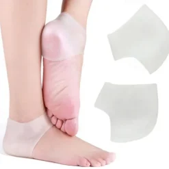 2Pcs/pair Feet Care Socks Silicone Moisturizing Gel Heel Socks Foot Skin Care Protectors Anti cracking Heel Protector Pain Relief