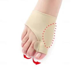 2Pcs/pair Toe Separator Hallux Valgus Bunion Corrector Hammer Toe Straightener Foot Pain Relief Orthopedic Pedicure Tools Foot Care