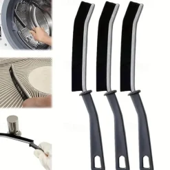 2pcs/3pcs Hard-Bristled Crevice Cleaning Brush, Grout Cleaner Scrub Brush Deep Tile Joints, Crevice Interval Cleaning Brush Tool, All-Around Cleaning Tool, Stiff Angled Bristles For Bathtubs