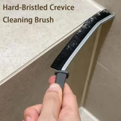 2pcs/3pcs Hard-Bristled Crevice Cleaning Brush, Grout Cleaner Scrub Brush Deep Tile Joints, Crevice Interval Cleaning Brush Tool, All-Around Cleaning Tool, Stiff Angled Bristles For Bathtubs