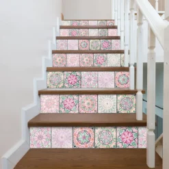 24PCS/48PCS Tile Stickers Creative Kitchen Bathroom Living Room Self-adhesive Wall Stickers Waterproof Fashion Tile Stickers