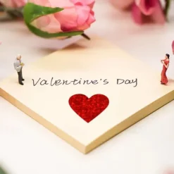 500Pcs/roll Sparkle Heart Stickers Red Love Scrapbooking Adhesive Sticker For Valentines Day Wedding Gift Box Bag Decoration Birthday Mother's Day Women's Day White Valentine's Day Gift