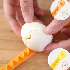 2Pcs/set Fancy Cut Eggs Cooked Eggs Cutter Home Boiled Eggs Creative Cooking Tools Bento Mold Kitchen Gadgets Accessories Cocina