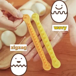 2Pcs/set Fancy Cut Eggs Cooked Eggs Cutter Home Boiled Eggs Creative Cooking Tools Bento Mold Kitchen Gadgets Accessories Cocina