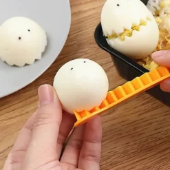 2Pcs/set Fancy Cut Eggs Cooked Eggs Cutter Home Boiled Eggs Creative Cooking Tools Bento Mold Kitchen Gadgets Accessories Cocina