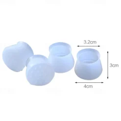 20pcs/Set Furniture Leg Protection Cover Table Feet Pad Floor Protector For Chair Floor Protection Anti-slip Table Leg