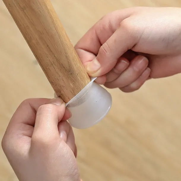 20pcs/Set Furniture Leg Protection Cover Table Feet Pad Floor Protector For Chair Floor Protection Anti-slip Table Leg