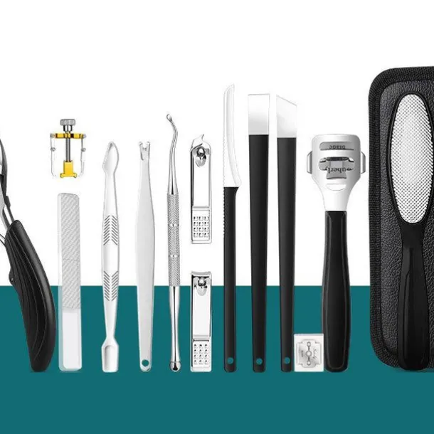 15Pcs/Set Nail Clipper Pedicure Set Nail Clipper Large Thick Nail Clipper Pedicure Clip Inflammation Nail Clipper Nail Clipper Nail Clipper