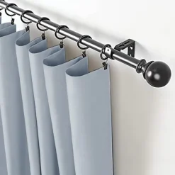 10Pcs/set Openable Curtain Rings Clips Rod Clips Window Shower Clamps Bath Metal Curtain Ring Hook Retro Clothespin Pole Buckle Accessories Metal Curtain Drapery Rings with Clips & Eyelets