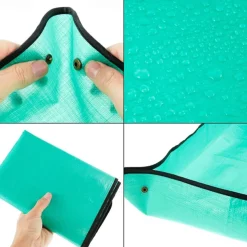 PE Plant Repotting Mat Waterproof Transplanting Mat Indoor Succulent Potting Mat Portable Gardening Mat Dirty Catcher Bonsai Succulent Potting Tarp