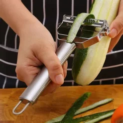 Peeler Stainless Steel Double Layer Multifunction Vegetables and Fruit Grater Home Kitchen Tool