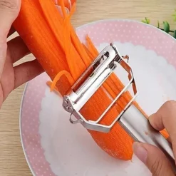 Peeler Stainless Steel Double Layer Multifunction Vegetables and Fruit Grater Home Kitchen Tool