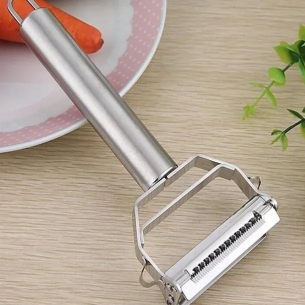 Peeler Stainless Steel Double Layer Multifunction Vegetables and Fruit Grater Home Kitchen Tool
