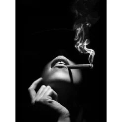 People Wall Art Canvas Sexy Nude Women Prints Painting Artwork Picture Cigarett Red Wine Figure Home Decoration Décor Rolled Canvas No Frame Unframed