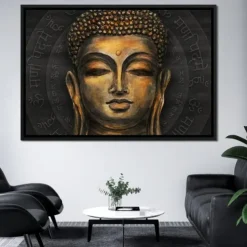 People Wall Art Canvas Traditional Buddha Prints and Posters Portrait Pictures Decorative Fabric Painting For Living Room Pictures No Frame