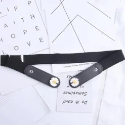 Perforated Free Belt With No Marks, Women'S Summer Jeans Are Versatile, Elastic And Decorative, Invisible Women'S Waist