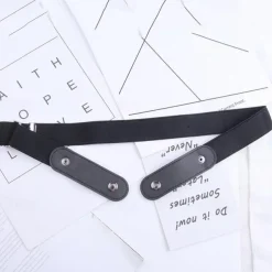 Perforated Free Belt With No Marks, Women'S Summer Jeans Are Versatile, Elastic And Decorative, Invisible Women'S Waist