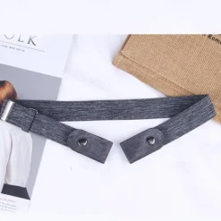 Perforated Free Belt With No Marks, Women'S Summer Jeans Are Versatile, Elastic And Decorative, Invisible Women'S Waist