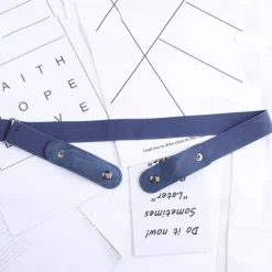 Perforated Free Belt With No Marks, Women'S Summer Jeans Are Versatile, Elastic And Decorative, Invisible Women'S Waist