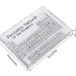 Periodic Table with Elements, Home Decoration, Teaching Display, Periodic Table of Elements, Toilet, Safe for Students, Teachers and Kids