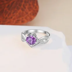 Personalized Birthstone Ring Custom Best Gift for Mom – Jewelry for Women, Perfect for Mother's Day, Valentine's Day, Anniversary, or Birthday