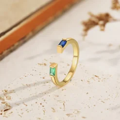 Personalized Birthstone Ring Custom Best Gift for Mom - Engraved Jewelry for Women, Gift for Mother's Day, Women's Day, Valentine's Day, Anniversary, Christmas, Birthday