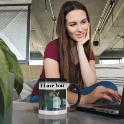 Personalized Magic Mug Custom Wedding Gift for Coupleized Photo Wedding Gift Mug Heat Reveal Sensitive Mug Color Changing Ceramic Mug Xmas Cup Coffee Mug with Image Logo Text Gifts