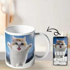 Personalized Photo Coffee Mug - Pet Custom Mug Gift for Family Christmas Gift Mug Ceramic Mug 11oz