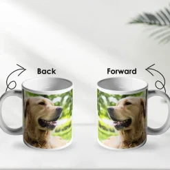Personalized Photo Coffee Mug -Custom Gift Travel Mug with Pictures Christmas Gift Mug 330ml 11oz Ceramic Mug for Pet Lover Family,Friends,Couple,Dad,Mom