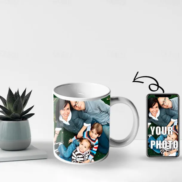 Personalized Photo Coffee Mug - Custom Mug Gift for Family Christmas Gift Mug Ceramic Mug 11oz